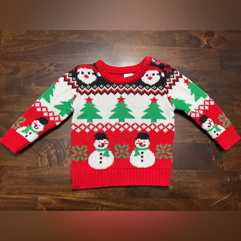 Holiday Time Christmas Sweater (12M)